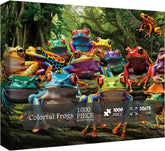 Colorful Frog Jigsaw Puzzle 1000 Pieces